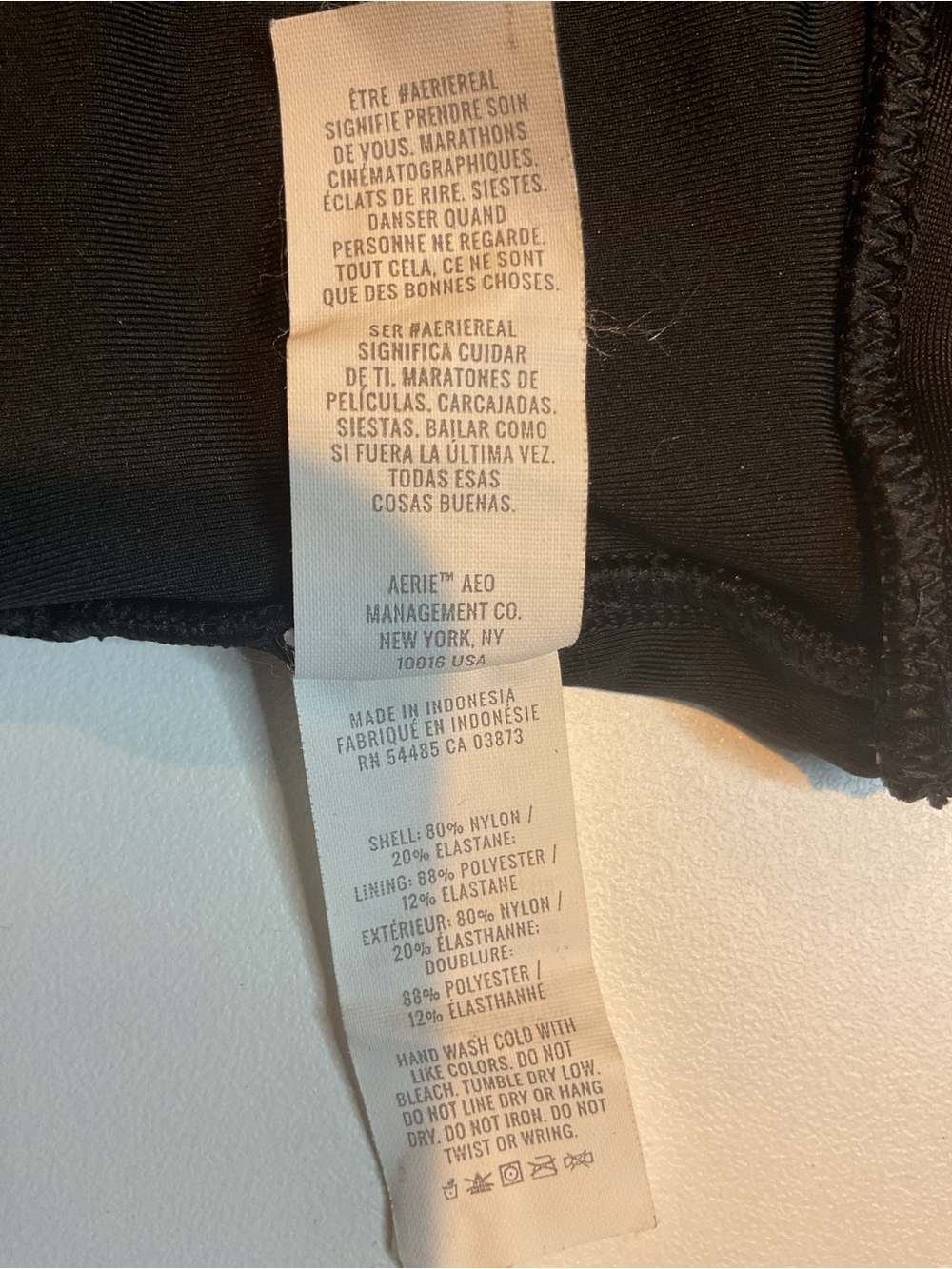 NWOT Aerie Triangle Bikini Top XXL - Picture 5 of 5